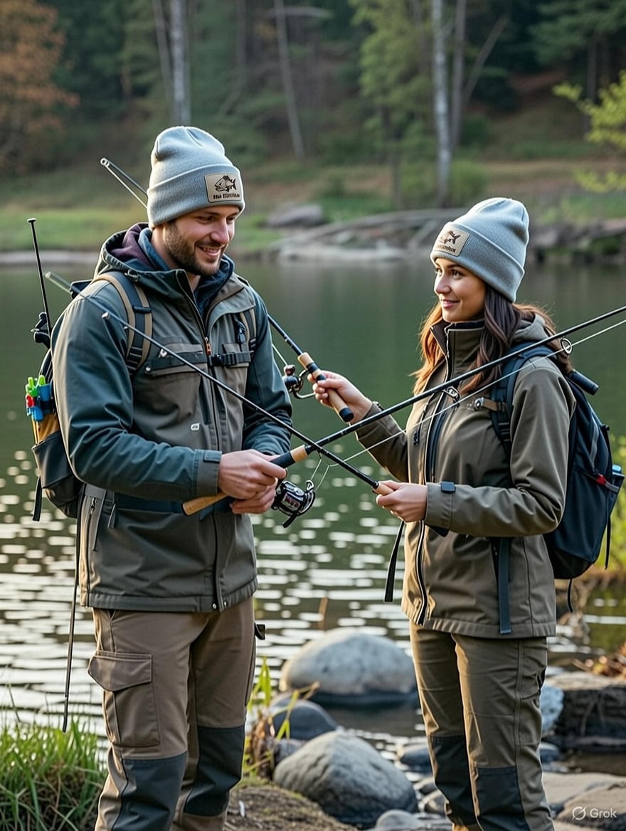 Bad Fisherman Beanie - Custom Engraved Fishing Hat