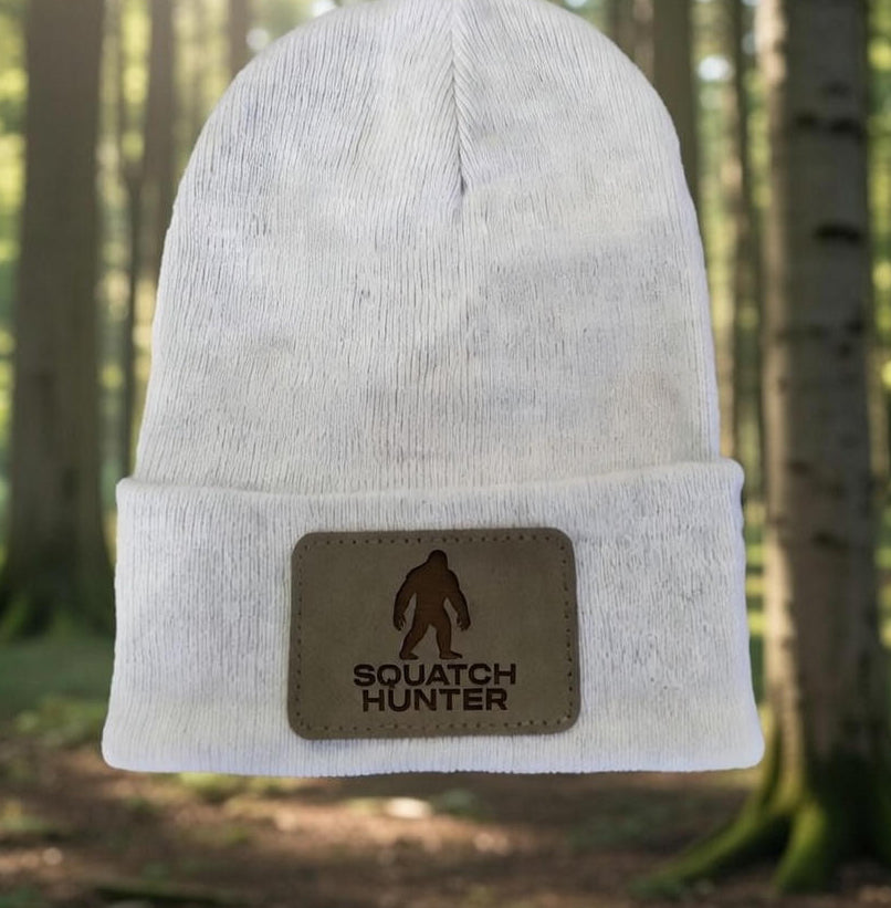 Squatch Hunter Beanie - Custom Engraved Winter Hat